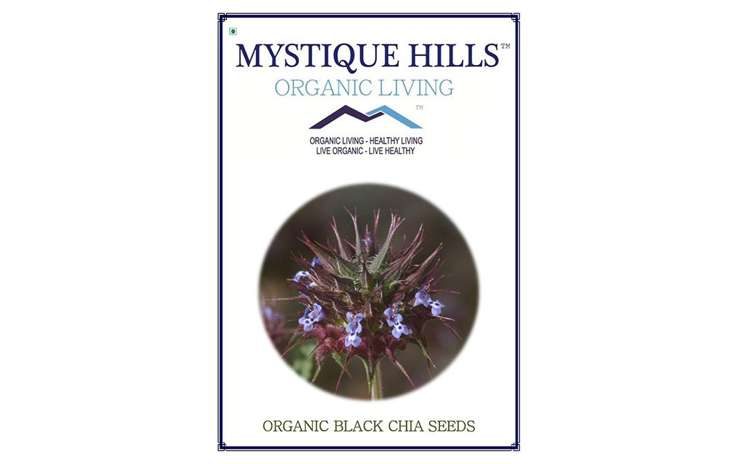 Mystique Hills Organic Black Chia Seeds   Box  1 kilogram